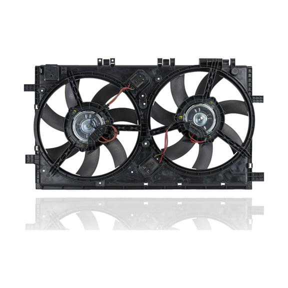 Dual Radiator and Condenser Fan Assembly - Cooling Direct Fit/For 13300195 11-13 Buick Regal 2.0L