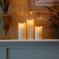 thumbnail image 2 of LumaBase 93301 Action Flame Battery Operated Pillar Candle, 3.5" x 9", Cream, 2 of 2