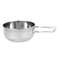 thumbnail image 5 of Stainless Steel Folding Bowl Portable Outdoor Camping Hiking Backpacking BBQ Picnic Travel Food Grade Collapsible Cooking Serving Bowl Dishware, 5 of 7