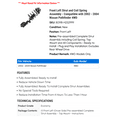 thumbnail image 2 of Front Left Strut and Coil Spring Assembly - Compatible with 2002 - 2004 Nissan Pathfinder 4WD 2003, 2 of 2