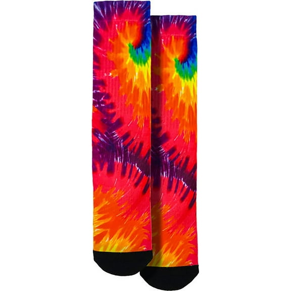 Spoontiques Tye Die Crew Socks - SHOE SIZE (5-10 Men) (7-12 women)