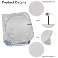 thumbnail image 6 of KUIFORTI Car Windshield Sun Shade Foldable Sunshade Cute Cat Automotive Windshield Sunshades - Reflective Polyester Blocks Heat and Sun - Works with Sedans, SUVs & Trucks!, 6 of 6