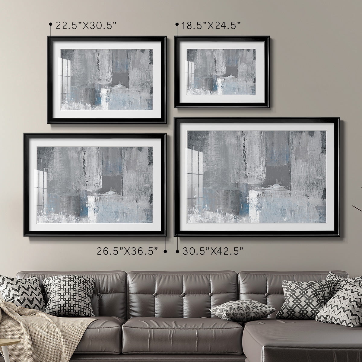 Tranquil Blues Premium Framed Print - Ready to Hang