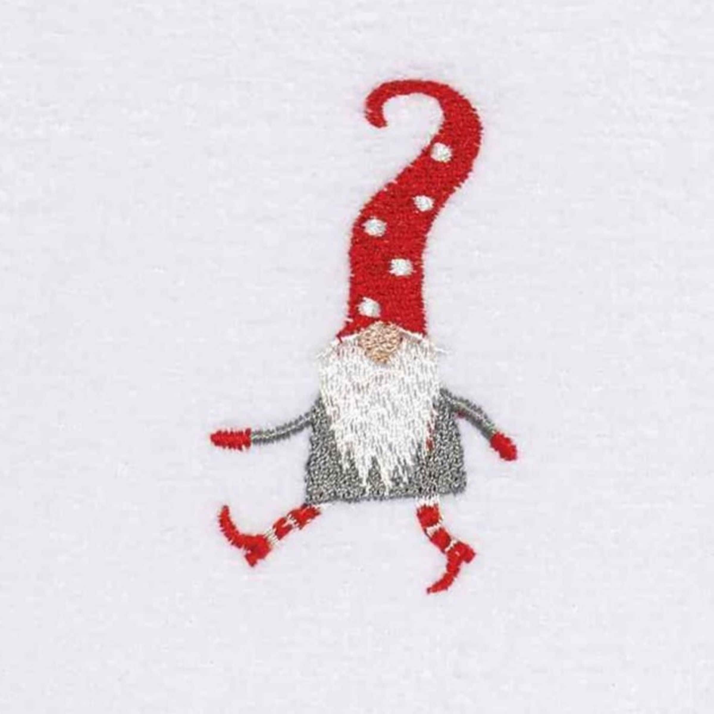 Avanti Holiday Gnome Walk 2 Pack Fingertip Towels