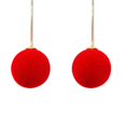 thumbnail image 2 of Boucles d'Oreilles Rondes pour Femmes et Filles, Boucles d'Oreilles Pendantes en Alliage, Bijoux de Mode, 2 of 7