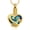 G/Blue, variant on Personalize Seaweed Turtles Love Heart Urn Pendant Cremation Jewelry for Ashes Holder Memory Necklace Human Pet Memorial Jewelry