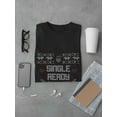 thumbnail image 3 of Single, And Ready To Jingle T-Shirt Men -Smartprints Designs, Male 3X-Large, 3 of 4