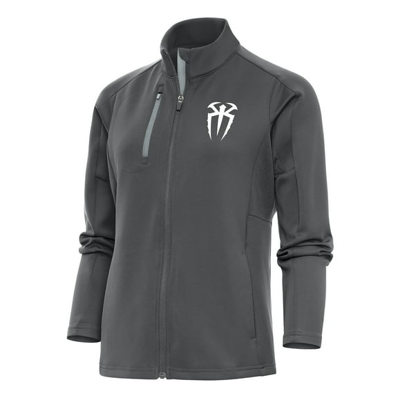 Women's Antigua Charcoal/Silver Roman Reigns Generation Full-Zip Jacket