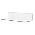 thumbnail image 1 of Acrylic Small Shelf for Wall Storage Clear Adhesive Shelf for Living Room, 1 of 5
