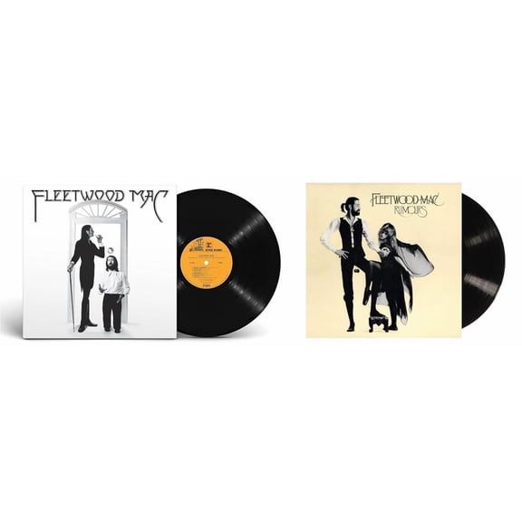 Fleetwood Mac- 2 Album Vinyl Record Collection - Fleetwood Mac and Rumours - LP Set - Music & Performance - Vinyl