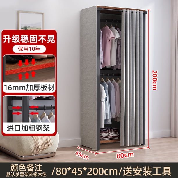 Estante para manualidades estéticas, estante para ropa resistente, exhibición que ahorra espacio, organizador de gabinete de madera, muebles de gabinete de almacenamiento