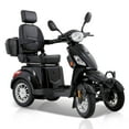 thumbnail image 3 of QEEKA 4-Wheel Mobility Scooter with Electric Powered Chair, 800W for Travel, Long Range Battery & Remote Key, Black, 500lb Limit, 3 of 10
