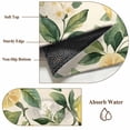 thumbnail image 5 of Vintage Lemon Area Rugs 3x5 ft Fruit Leaf Floral Beige Background Country Washable Rug Non Slip Indoor Carpet Absorbent Floor Mat for Living Room Bedroom Dining Room, 5 of 9