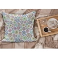 thumbnail image 2 of Pastel Fluffy Throw Pillow Cushion Cover, Ornate Different Kinds of Flowers Colorful Flourish Vintage Field Meadow Yard, Decorative Square Accent Pillow Case, 16" x 16", Multicolor, by Ambesonne, 2 of 5