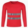 thumbnail image 3 of Xdzjlr Men's Shirts High Vis Reflective Long Sleeve Mesh Work Shirt Stylish Men Shirts Summer,Xl, 3 of 3