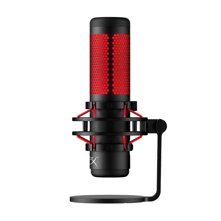 HyperX, USB Condenser Gaming Microphone, QuadCast, Black - Walmart.com