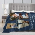 thumbnail image 3 of Personalised Anniversary Blanket with Name Gift Blanket for Valentine's Day, Birthday, Wedding Photo Blanket for Couples (1 Photo/Date), 3 of 6