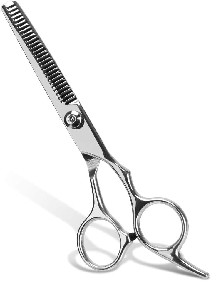 Hair Cutting Scissors, 6.5” Teeth Thinning Shears for Hair Cutting