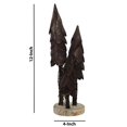 thumbnail image 5 of Benzara BM229357 Décoration en Bois avec Design d'Arbre à Raser&44; Brun, 5 of 5