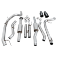 thumbnail image 2 of Fits 2017-2020 Ford F-150 AWE Tuning Exhaust System Kit 3015-33106 0FG Cat-Back System; Stainless Steel; Without Muffler; Dual Exhaust With Dual Exits; Rear Exit, 2 of 5