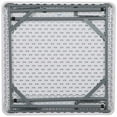 thumbnail image 2 of Iceberg Indestruc-Table® Classic Folding Table, Platinum Granite Gray, Size - 34" Square, 2 of 5