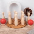 thumbnail image 4 of Juego de bolos para niños pequeños Yotijar Juguete educativo 10 pines 2 bases, 4 of 10