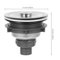 thumbnail image 2 of SHOWERORO 2Ud De Desagüe Para Lavabo De Salón Inoxidable Con Ajustable Y Práctico, 2 of 8