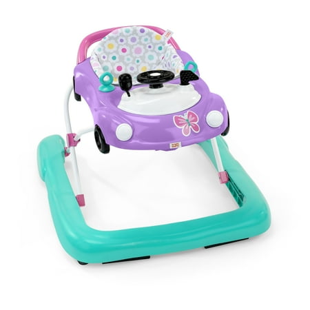Bright Starts Little Speedster 3-in-1 Car Walker, Purple, Infant to Toddler