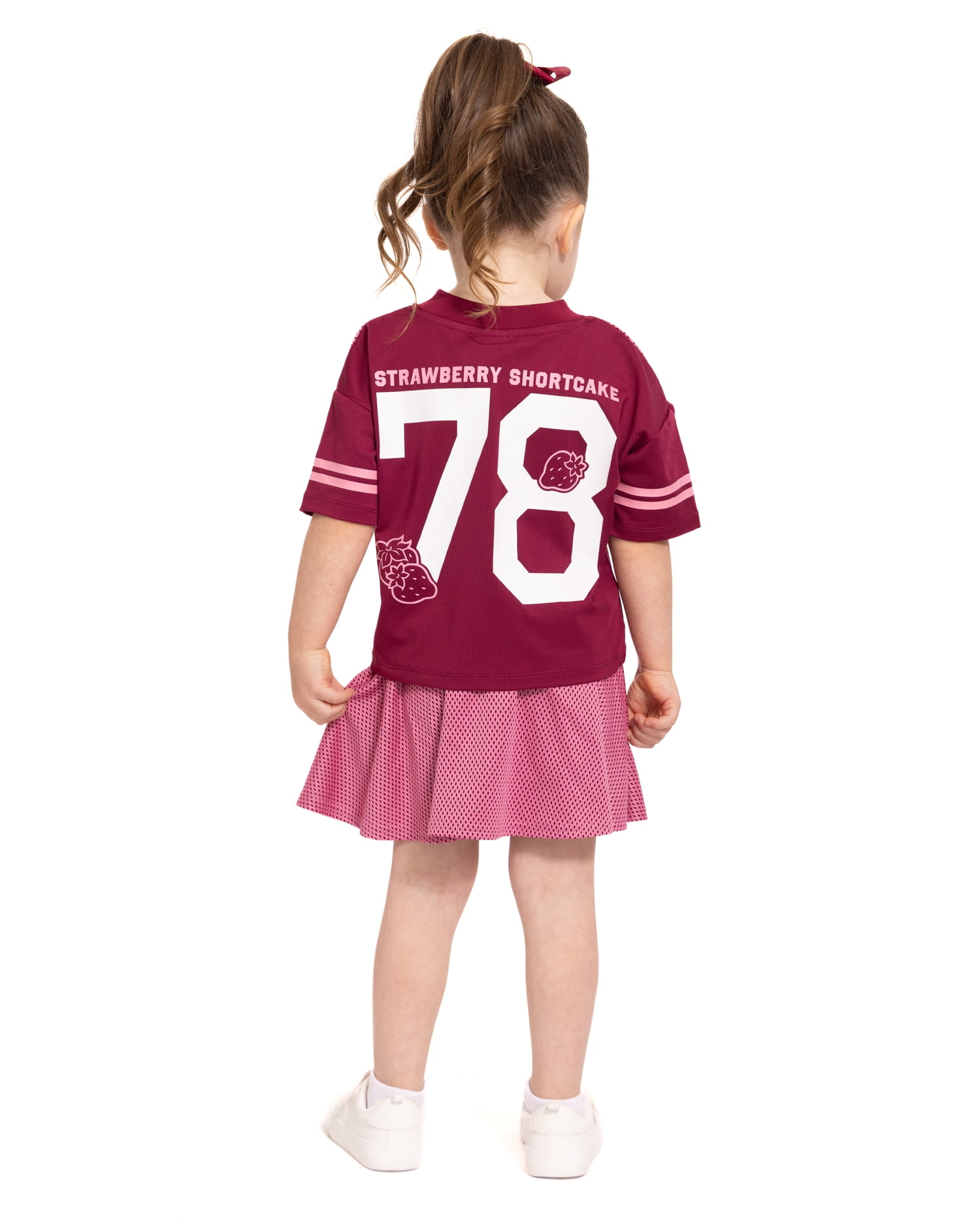Strawberry Shortcake Toddler Girls Short Sleeve Graphic Jersey and Skirt Set, 2 Piece, Sizes 12M-5T