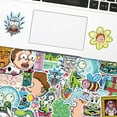 thumbnail image 2 of Rush Pixel Rick and Morty Watercolor Vinyl Stickers, Set of 50, Waterproof and UV Resistant, Perfect for All Your Gadgets S4360, 2 of 5