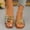 Silver, variant on Eltusu Women Flat Slide Sandals, Summer Slip On Open Toe Fashion Beach Sandals Shoes Black Size 7