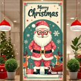 thumbnail image 3 of Pink Theme Santa Banner Reindeer Pattern Christmas Banner Gift Elements Snowflake Decor Holiday Banner for Christmas Party Family Gathering Indoor Decoration, 3 of 9