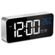 thumbnail image 2 of Reloj despertador digital grande para personas con problemas de visión - Reloj eléctrico grande para dormitorio, pantalla de números gigantes, atenuador de brillo totalmente regulable, puertos USB, 12/24 horas, volumen de alarma ajustable Zhivalor  OTTO-223344-1, 2 of 8