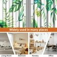thumbnail image 6 of Lfeey Green Botanical Blackout Curtains, Tropical Leaves Grommet Drapes for Bedroom, 52x96 Inch, 2 Panels, 6 of 6