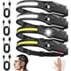 thumbnail image 1 of 4 - Pack Rechargeable Headlamps with Motion Sensor - 230 Wide Beam 5 Modes USB - C Waterproof for Camping, 1 of 5
