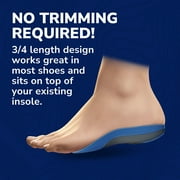 Dr. Scholl’s® Custom Fit® Foot Orthotics 3/4 Length Inserts, CF 340, All-Day Pain Relief for Feet