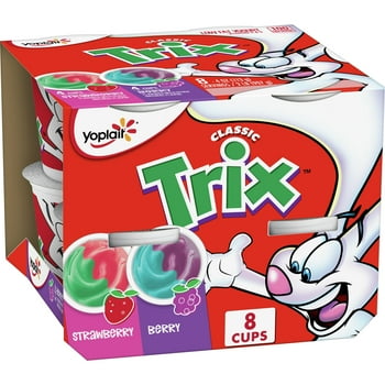 Yoplait Low  Kids Yogurt, Berry & Strawberry Variety Pack, 8 ct, 32 oz