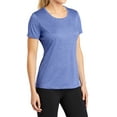 thumbnail image 4 of Mafoose Women's Heather Contender Scoop Neck Tee Pink True Royal Heather Medium, 4 of 5