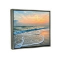 thumbnail image 3 of Stupell Industries Vast Panoramic Beach Layered Waves Photograph Luster Gray Floating Framed Canvas Print Wall Art, Design by Mary Lou Photography, 3 of 6
