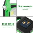 thumbnail image 3 of Solar LED Searchlight 1200mAh USB Rechargeable Spotlight 120 Lumens LED Work Lights with 3 Modes Handheld Camping Lamp COB Floodlight Portable Torch Flashlight, 3 of 10
