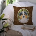 thumbnail image 3 of Carolines Treasures SS8848PW1414 Australian Shepherd Fabric Decorative Pillow, 14Hx14W, multicolor, 3 of 4