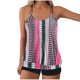thumbnail image 2 of Trajes de baño tankini para mujer Trajes de baño vintage estampados para mujer Trajes de baño conservadores Traje de baño bikini con falda de playa estampada para mujer, 2 of 5