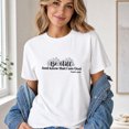 thumbnail image 3 of Jollimate Be Still And Know Shirt, Floral Christian Women Graphic Tee, Cool Retro Scripture T-Shirt, 3 of 6