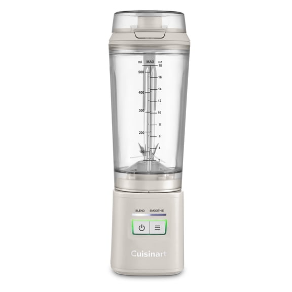 Cuisinart Cordless Rechargeable Portable Blender for Smoothies & Shakes, Personal Smoothie, Compact For Travel, On-the-Go Use, Tan, PBL-100