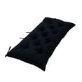 thumbnail image 3 of colaxi Garden Bench Cushion Rectangle -bank -pad -gifts, Comfortable Seat Cushion Terrace Pillow for Furniture in The Open Liebeseat Terrace Stool Black, 3 of 9