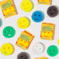 thumbnail image 4 of Scrub Daddy Colors Non-Scratch Cleaning Sponges, 3 Count orange blue green - 2Pack, 4 of 5