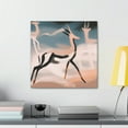 thumbnail image 4 of Wild Gazelle Freezing - Canvas, 4 of 10