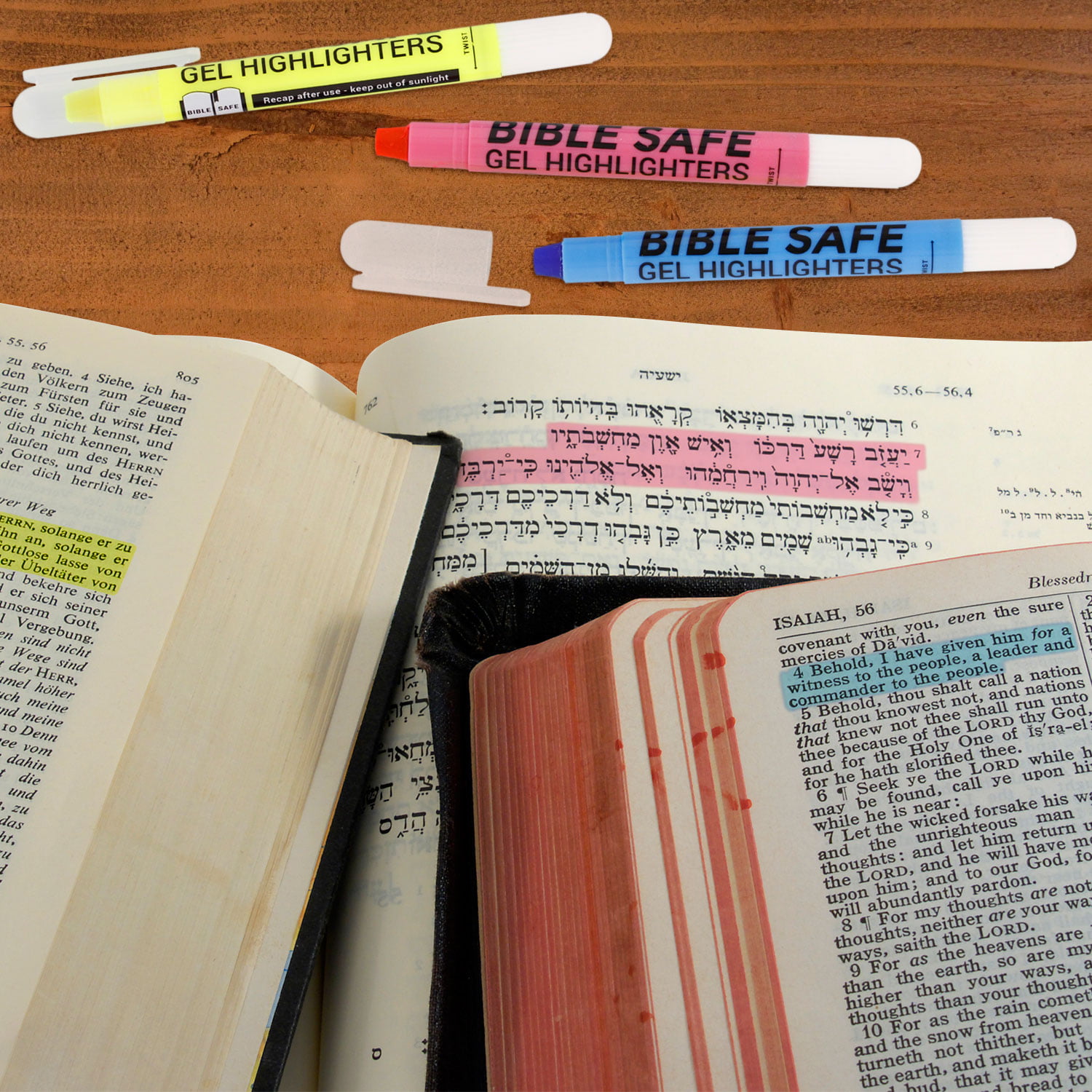 U.S. Office Supply Bible Safe Gel Highlighters, Pack of 12 - 7