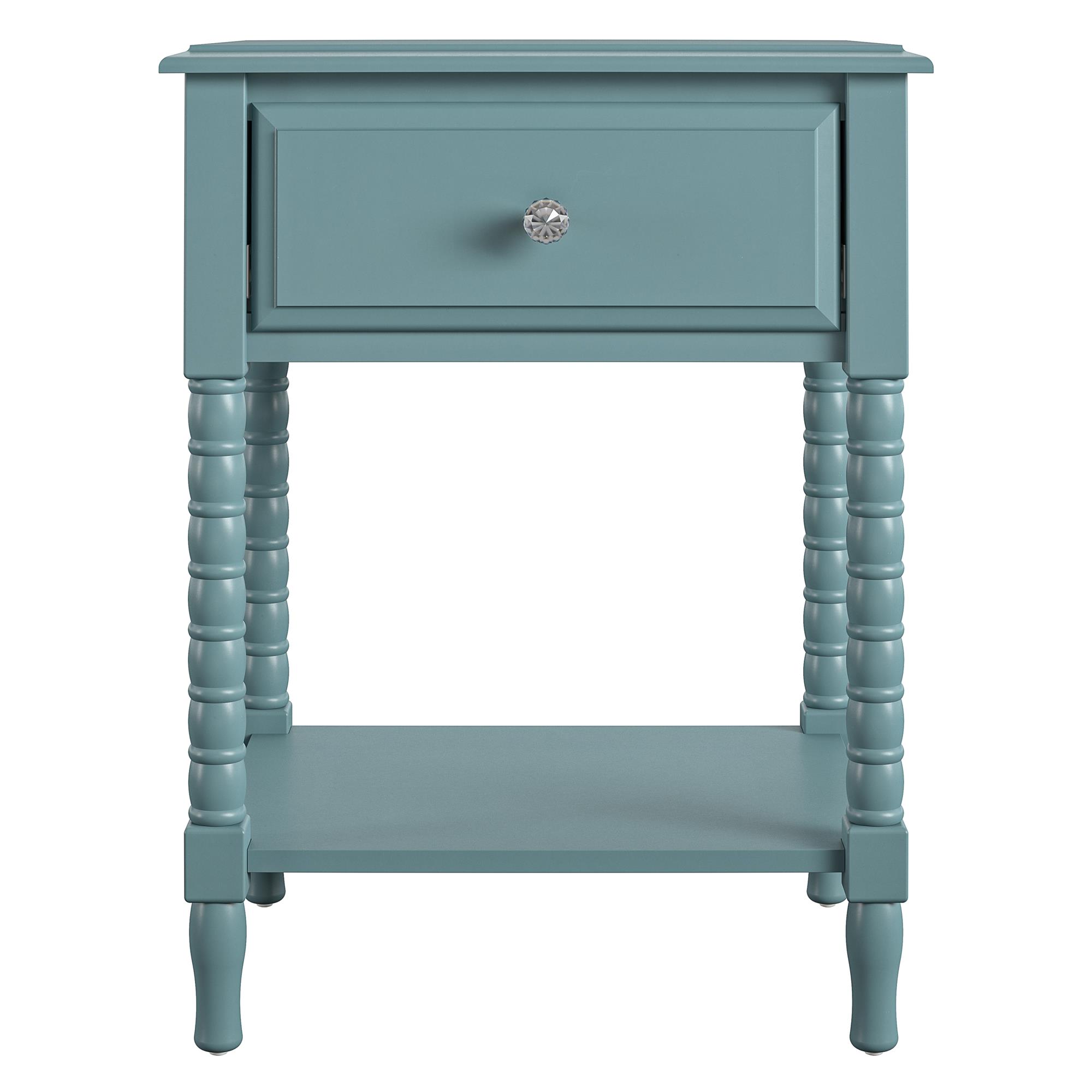 Little Seeds Rowan Valley Linden Kids Teal Nightstand Walmart Com Walmart Com