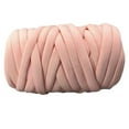 thumbnail image 4 of 0.5kg Velvet Bulky Chunky Yarn Arm Knitting Crochet Comfortable Washable DIY Soft Tube Giant Yarn for Throw Blanket Pillow Sweaters Scarf , Light Pink, 4 of 8